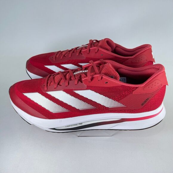 ADIDAS Nebraska Huskers Adizero SL2 Shoe | Men's 14 | NEW - Picture 10 of 12